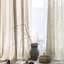 Translucent linen screen curtain