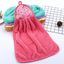 Water quick-drying hanging coral fleece hand towel