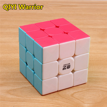 qiyi warrior s Magic Cube Colorful stickerless speed 3x3 cube antistress 3x3x3 Learning&Educational Puzzle Cubes Toys