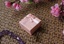 4*4 purple beautiful square jewelry box ring