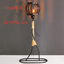 Girl iron candlestick decoration