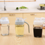Oil tanker leak proof glass square seasoning cans kitchen small household vinegar bottle bottle bottle of soy sauce