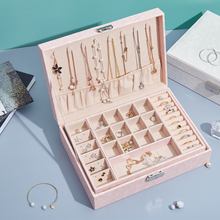 Double layer large capacity jewelry storage box