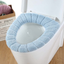 Two-color mosaic toilet seat cushion