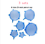 6pcs Reusable Silicone Food Cover Stretch Lids Universal Food Wrap Cover Food Keeping Silicone Caps Stretchable Lid