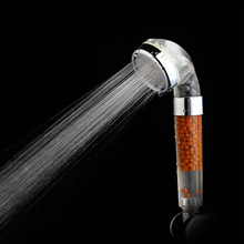 SPA Shower Head Handheld Water-saving Bath Shower Nozzle Sprinkler Sprayer Filter Transparent