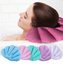 Household inflatable bath pillow with suction cup bath pillow
