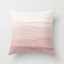 Pink geometric cushion cover