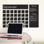 Monthly Calendar Chalk Board Wallpaper