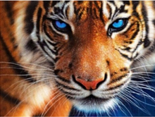 Cross Stitch Embroidery Tiger 5D Diamond Diamond Square Diamond Diamond  DIY Painting Painting animal ZX