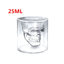 Creative crystal skull mug - glass double - glass skull - glass - glass - skull - glass