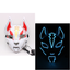 Halloween Sky Fox LED Glowing Mask Japanese Mask