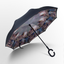New Windproof C-Handle Double Layer Inverted Umbrella Cars Reversible Umbrella