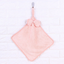 Coral velvet bow absorbent towel