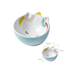 Cat bowl ceramic protects cervical spine high feet