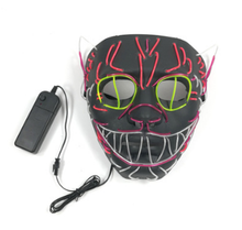 EL cold light illuminating mask Elvis styling holiday party ball celebration illuminating supplies