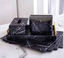 Marble pattern storage box