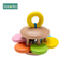 Bopoobo 1pc Baby Teether Safe Wooden Toys Mobile Pram Crib Ring DIY Crochet Rattle Soother Bracelet Teether Set Baby Product