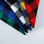 Colorful plaid triangle scarf