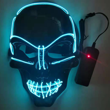 Ghost Head Skull LED Glowing Mask