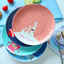 Christmas cute cartoon ceramic dish hand-painted steak plate soup plate baby baby meal snack plate