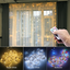LED Curtain Garland on the Window USB String Lights Remote Control  Christmas Decorations for Home Room