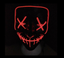 Halloween Cold Light Ghost Step Dance Clothes Glow Mask LED Flash Ghost Face Adult Fluorescent Dance Mask