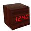 Mini Wooden LED Electronic Clock