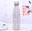 Stainless Steel Thermos Vacuum Flask Bottle 500ml Coffee Milk Cup Lovers Gradient Color Outdoor Travel Sport Hot Water Bottles