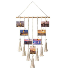 Woven Tapestry Tassel Photo Clip