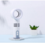 Portable Bladeless Fan USB Rechargeable Mini Cooler With LED Indicator