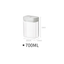 Kitchen food storage canisters  plastic sealed containers household food containers