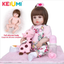 Wholesale KEIUMI Full Silicone Vinyl Reborn Baby Dolls Fashion Waterproof Doll Baby Toy For Kids Birthday Gifts Playmate