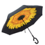 New Windproof C-Handle Double Layer Inverted Umbrella Cars Reversible Umbrella