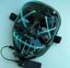Halloween Cold Light Ghost Step Dance Clothes Glow Mask LED Flash Ghost Face Adult Fluorescent Dance Mask