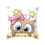 Owl animal pillowcase cushion cover