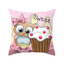 Owl animal pillowcase cushion cover