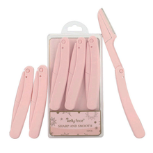 Eyebrow shaping knife folding artifact set