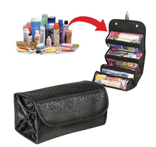 Ladies' cosmetic bag Korea's large-capacity transparent folding dumplings