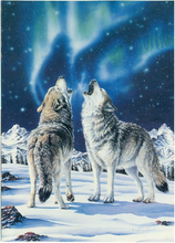Aurora Wolves Needlework diy diamond painting cross stitch square diamond embroidery Home Christmas decoration